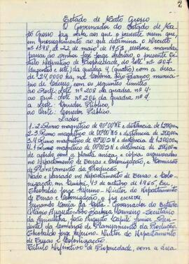 NÚMERO DO TÍTULO: SEM DADOS