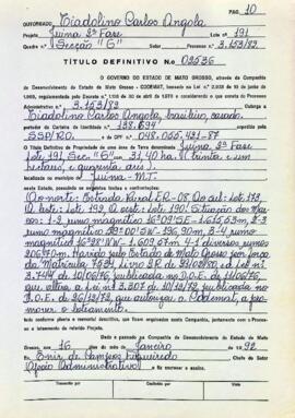 NÚMERO DO TÍTULO: 02536