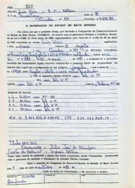 NÚMERO DO TÍTULO: 002566