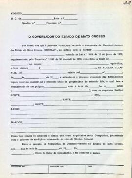 NÚMERO DO TÍTULO: SEM DADOS