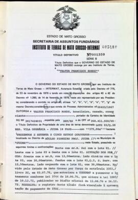 NÚMERO DO TÍTULO: 001350