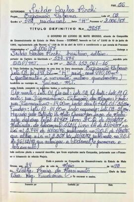 NÚMERO DO TÍTULO: 3857