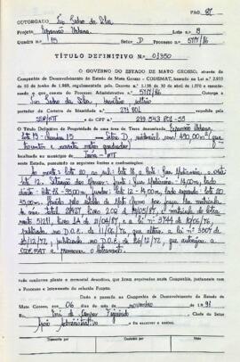 NÚMERO DO TÍTULO: 01350