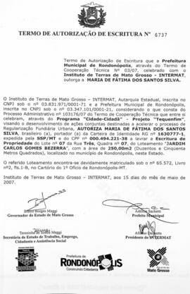 NÚMERO DO TERMO: 6737
