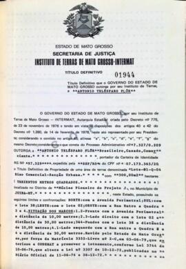 NÚMERO DO TÍTULO: 01944
