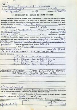 NÚMERO DO TÍTULO: 005219