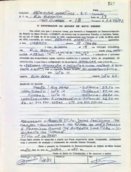 NÚMERO DO TÍTULO: 009885