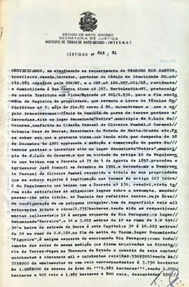 NÚMERO DA CERTIDÃO: 819.81