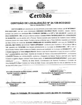 NÚMERO DA CERTIDÃO: 24.128-9CD.2022