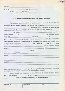 NÚMERO DO TÍTULO: SEM DADOS