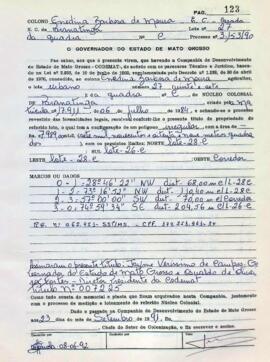 NÚMERO DO TÍTULO: 007225