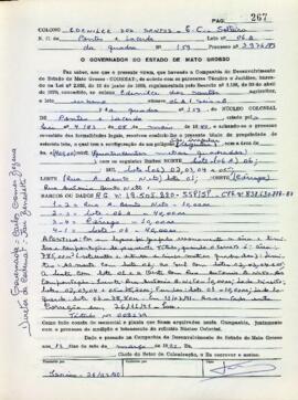 NÚMERO DO TÍTULO: 009279