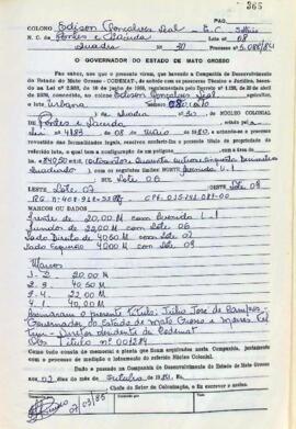 NÚMERO DO TÍTULO: 001284