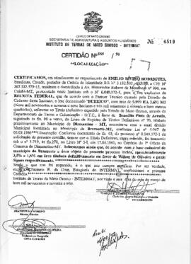NÚMERO DA CERTIDÃO: 059.98