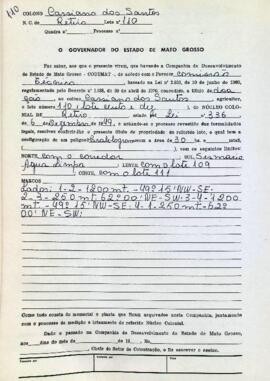 NÚMERO DO TÍTULO: SEM DADOS