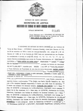 NÚMERO DO TÍTULO: 01495