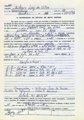 NÚMERO DO TÍTULO: 003566