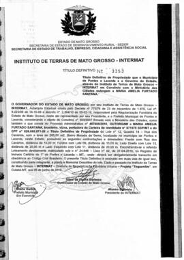 NÚMERO DO TÍTULO: 3353