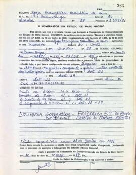 NÚMERO DO TÍTULO: SEM DADOS