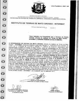 NÚMERO DO TÍTULO: 6441