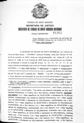 NÚMERO DO TÍTULO: 01363