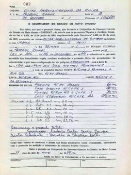 NÚMERO DO TÍTULO: SEM DADOS