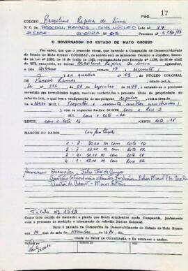 NÚMERO DO TÍTULO: 1519