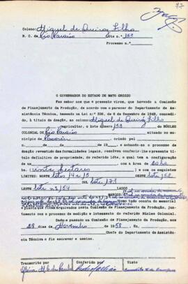 NÚMERO DO TÍTULO: SEM DADOS