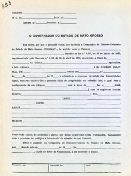 NÚMERO DO TÍTULO: SEM DADOS