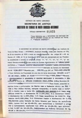 NÚMERO DO TÍTULO: 01055