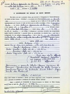 NÚMERO DO TÍTULO: 007519