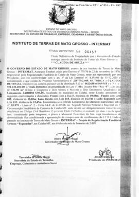 NÚMERO DO TÍTULO: 00457