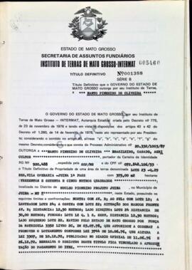 NÚMERO DO TÍTULO: 001388