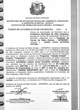 NÚMERO DO TERMO: 1803-A