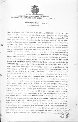 NÚMERO DA CERTIDÃO: 071.90