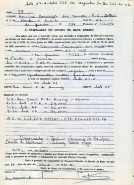 NÚMERO DO TÍTULO: 009696