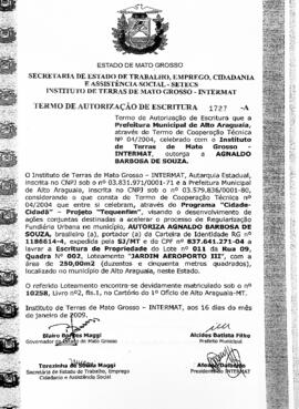 NÚMERO DO TERMO: 1727-A
