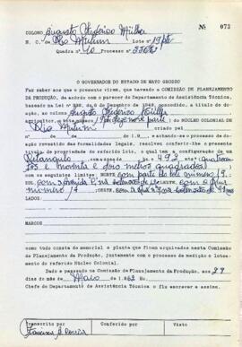 NÚMERO DO TÍTULO: SEM DADOS