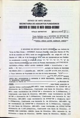 NÚMERO DO TÍTULO: 001800