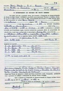 NÚMERO DO TÍTULO: SEM DADOS