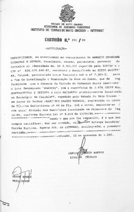 NÚMERO DA CERTIDÃO: 205.90
