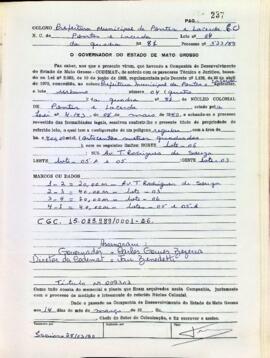 NÚMERO DO TÍTULO: 009303