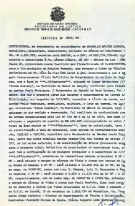NÚMERO DA CERTIDÃO: 1045.80
