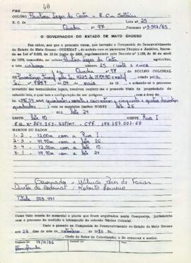 NÚMERO DO TÍTULO: 003491