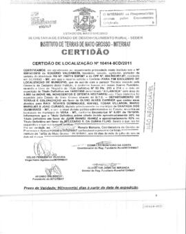 NÚMERO DA CERTIDÃO: 10414-8CD.2011