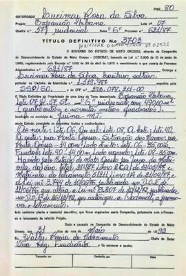 NÚMERO DO TÍTULO: 3703