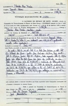 NÚMERO DO TÍTULO: 01341