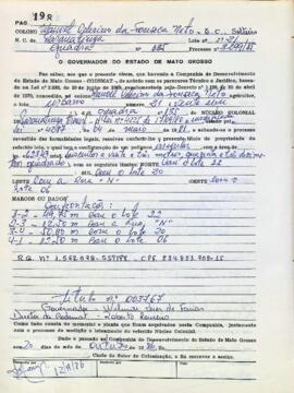 NÚMERO DO TÍTULO: 003767