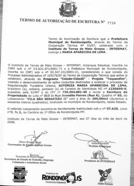 NÚMERO DO TERMO: 7734