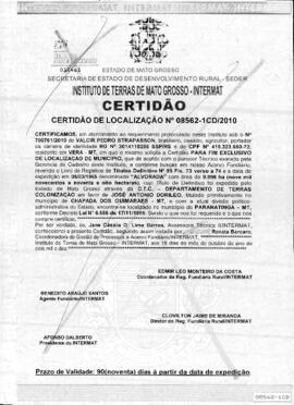 NÚMERO DA CERTIDÃO: 08562-1CD.2010